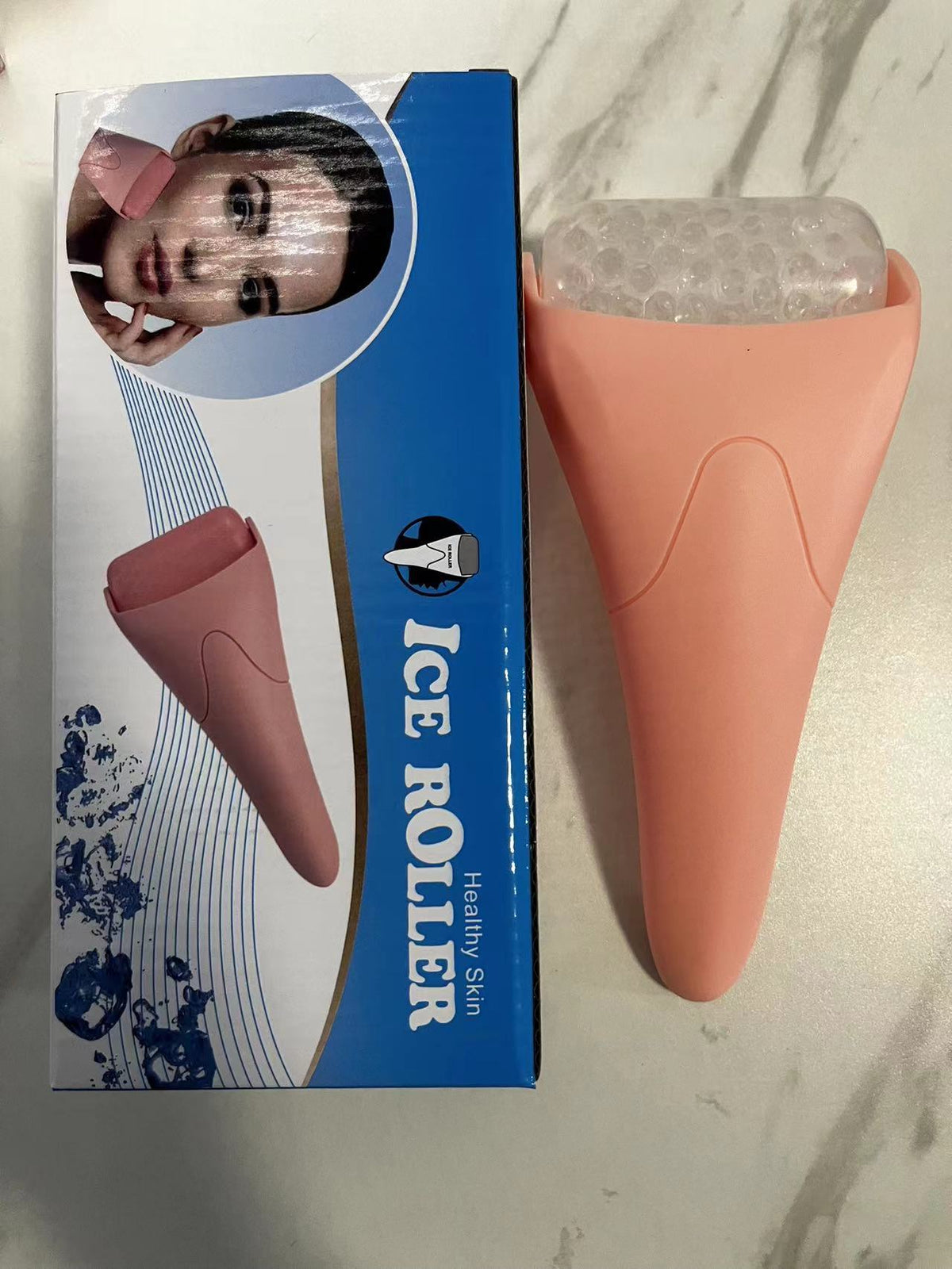Ice Roller Face Massager – De-Puff, Lift & Brighten Your Skin