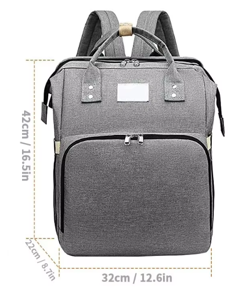 Large-Capacity Mommy Bag – Stylish Waterproof Backpack for Busy Parents