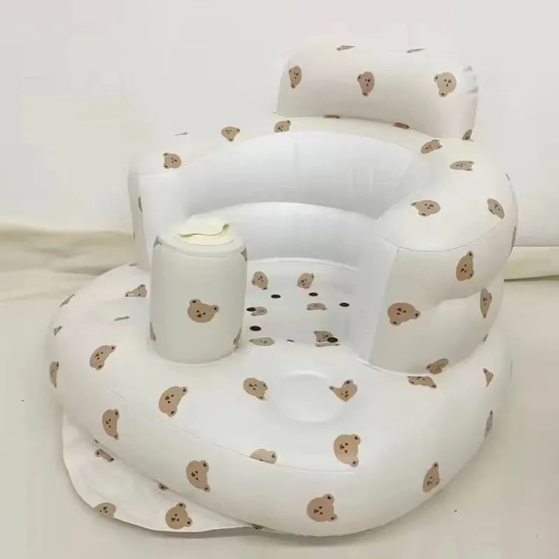 Inflatable Baby Chair – Safe & Portable Seat for Dining & Bath Time
