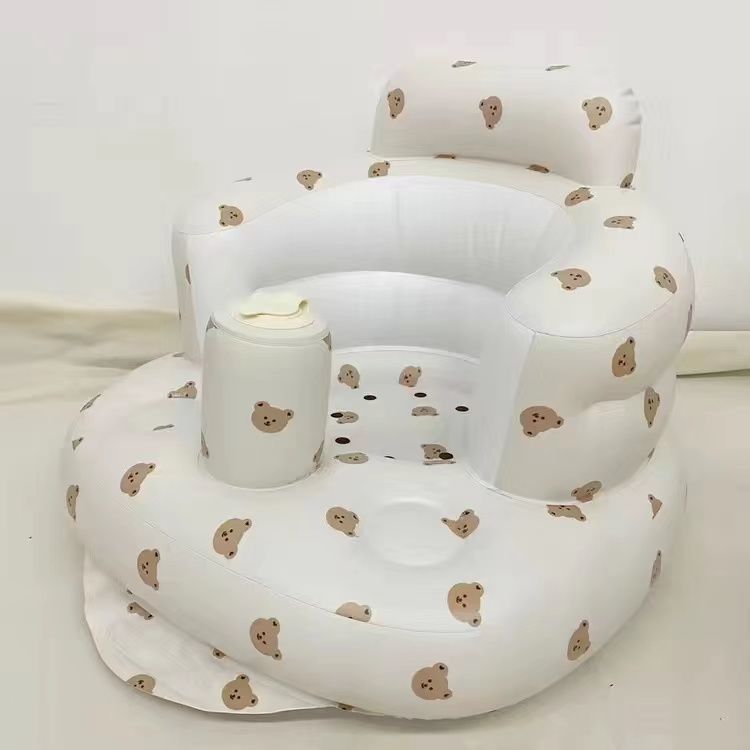 Inflatable Baby Chair – Safe & Portable Seat for Dining & Bath Time
