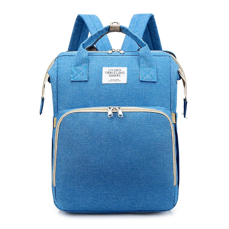 Large-Capacity Mommy Bag – Stylish Waterproof Backpack for Busy Parents