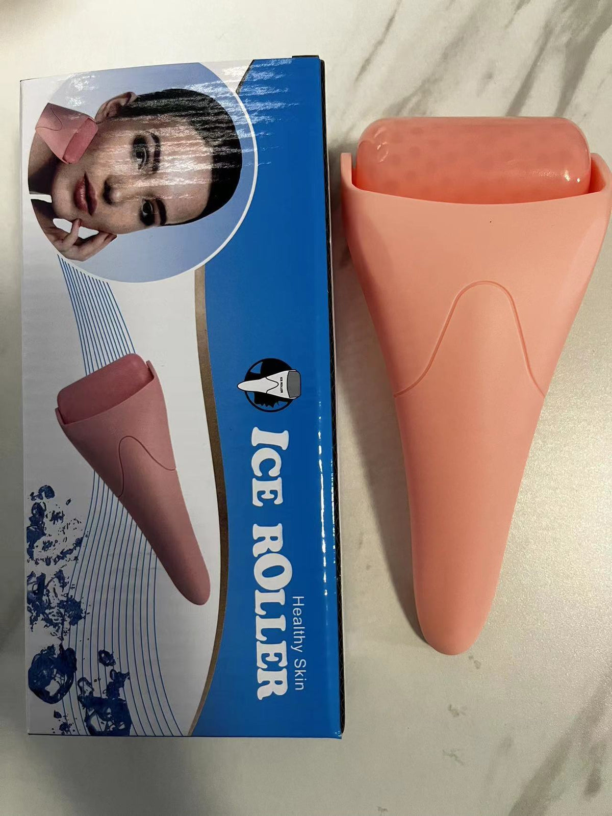 Ice Roller Face Massager – De-Puff, Lift & Brighten Your Skin