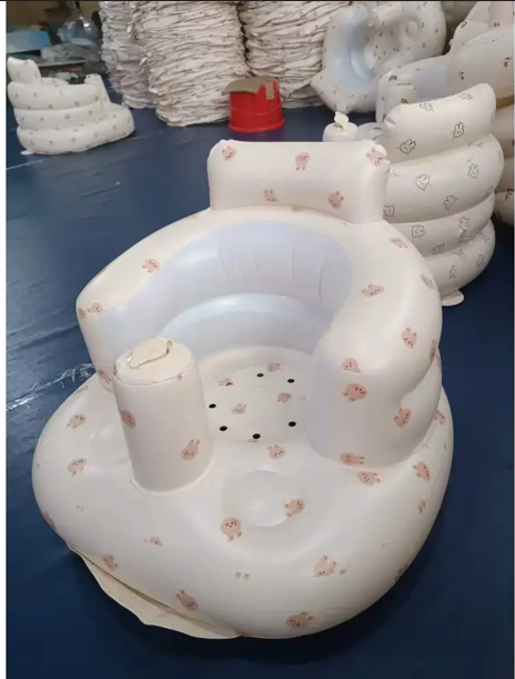 Inflatable Baby Chair – Safe & Portable Seat for Dining & Bath Time