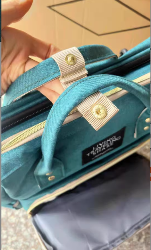 Large-Capacity Mommy Bag – Stylish Waterproof Backpack for Busy Parents