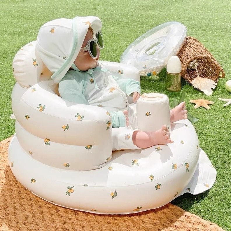 Inflatable Baby Chair – Safe & Portable Seat for Dining & Bath Time