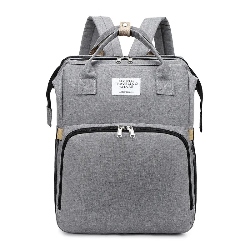 Large-Capacity Mommy Bag – Stylish Waterproof Backpack for Busy Parents