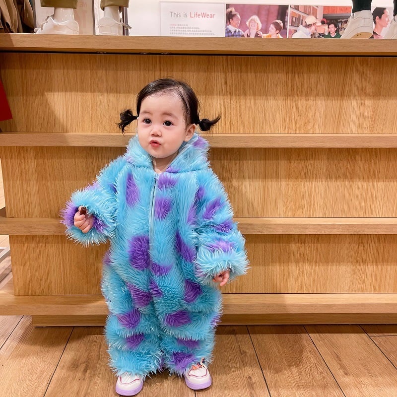 Animal Hooded Baby Jumpsuit – Cosy, Cute & Easy Zip-Up Romper