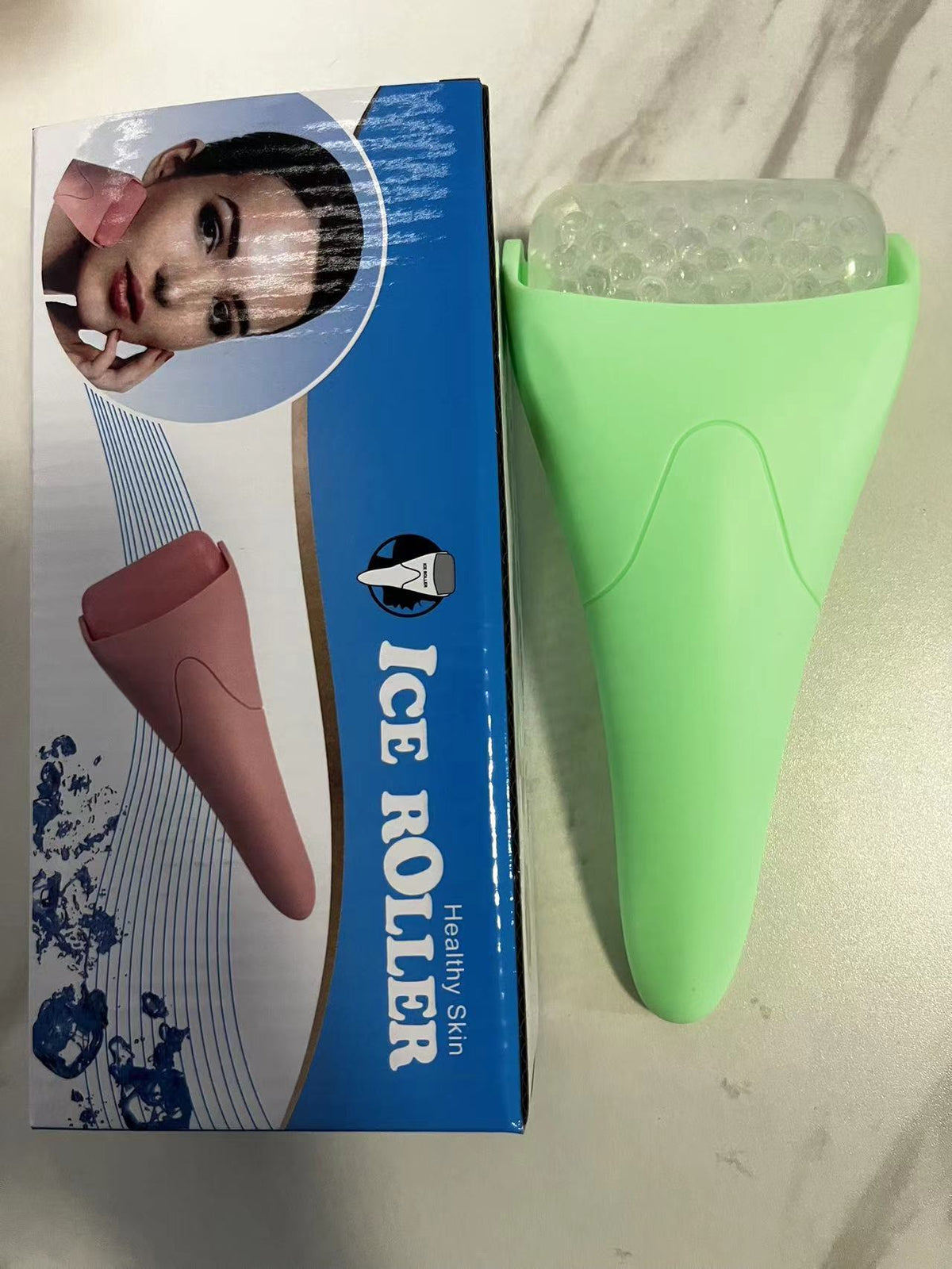 Ice Roller Face Massager – De-Puff, Lift & Brighten Your Skin